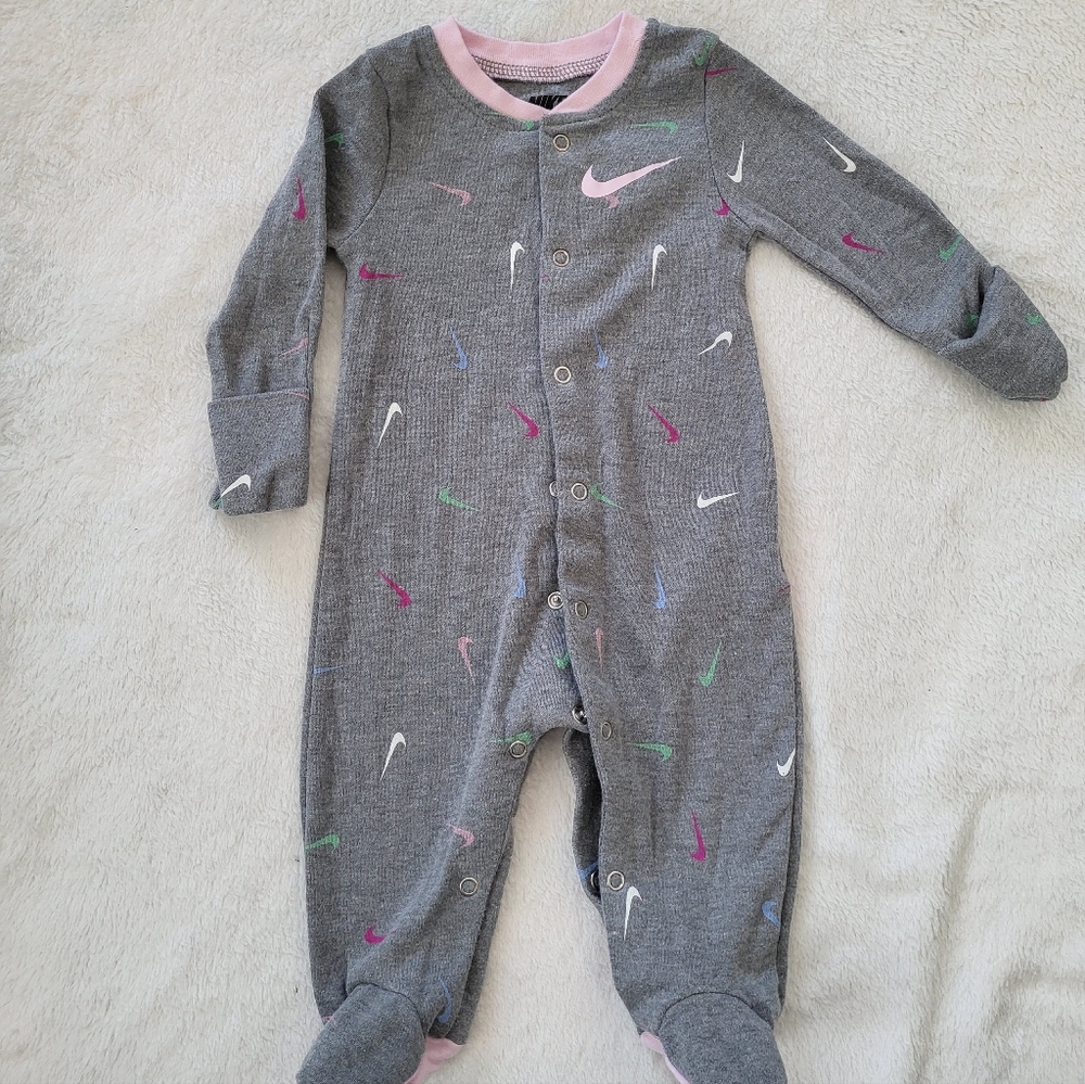 Nike Multicolor Swoosh Gray Kids Footie